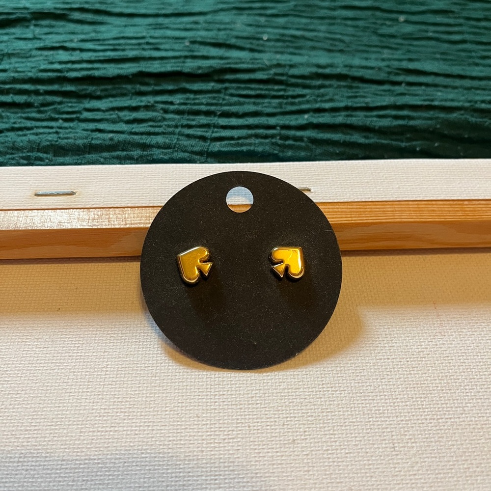 Gold Kate Spade Stud Earrings